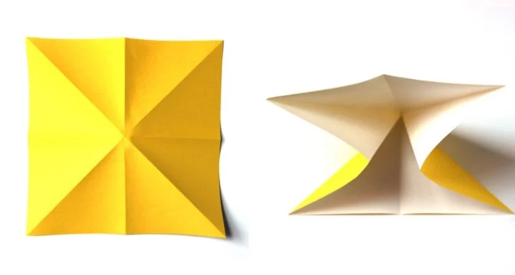 Origami butterfly step by step deals
